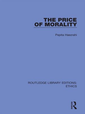 cover image of The Price of Morality